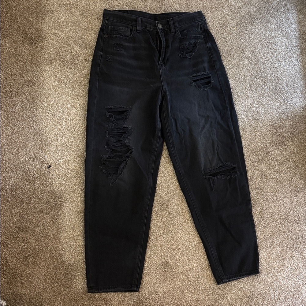 American Eagle Outfitters Black Boyfriend Jeans